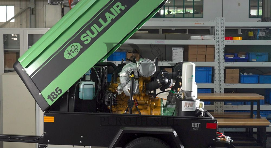 Sullair Portable Air Compressor Unmatched Power and Efficiency for Every Job